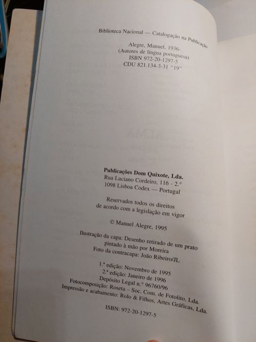 Manuel alegre alma