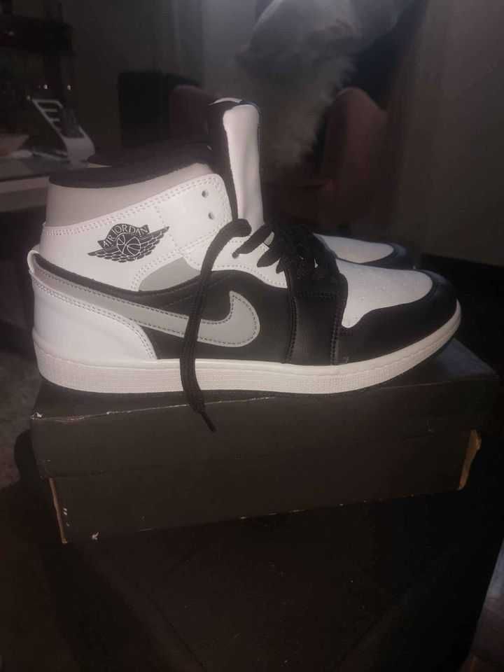 Air Jordan 1 Mid "White Shadow"  45