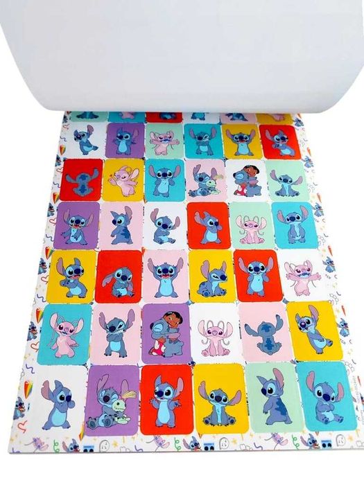 Naklejki dla dzieci 20 kartek książeczka Stitch ok 1000 naklejek