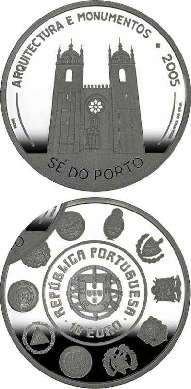Moeda Prata 2005 - Sé do Porto - 10,00 eur