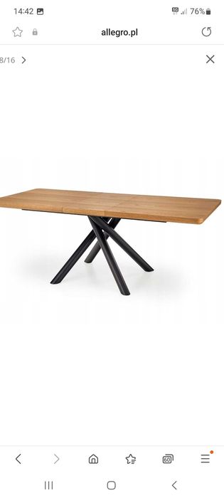 Stół halmar 160-200x90x75