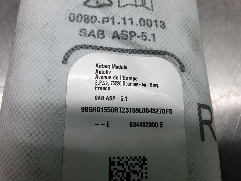 Airbag banco direito RENAULT Clio V (BF_)