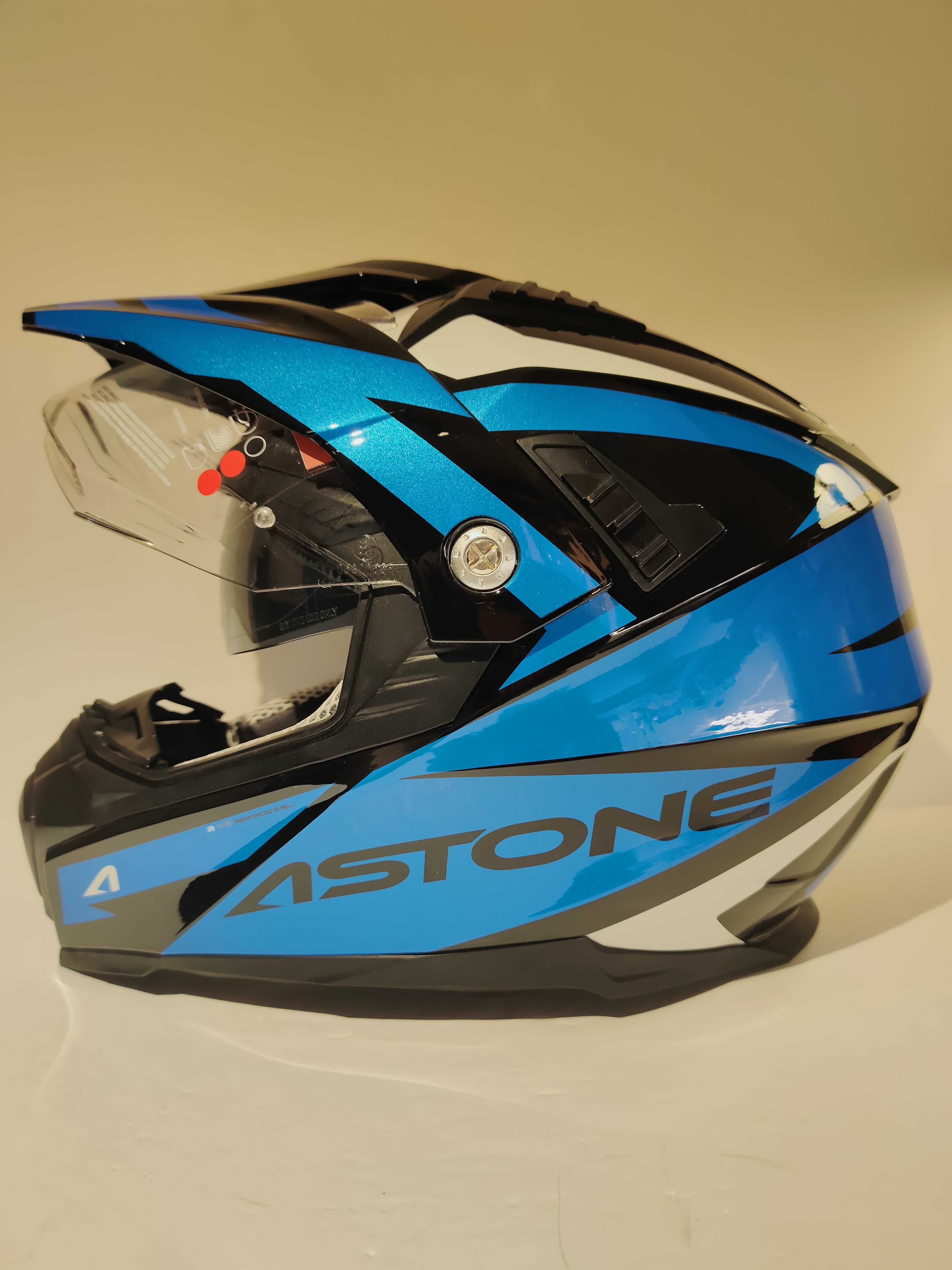 Capacete Astone dual-sport ADV Moto4 motocross novo