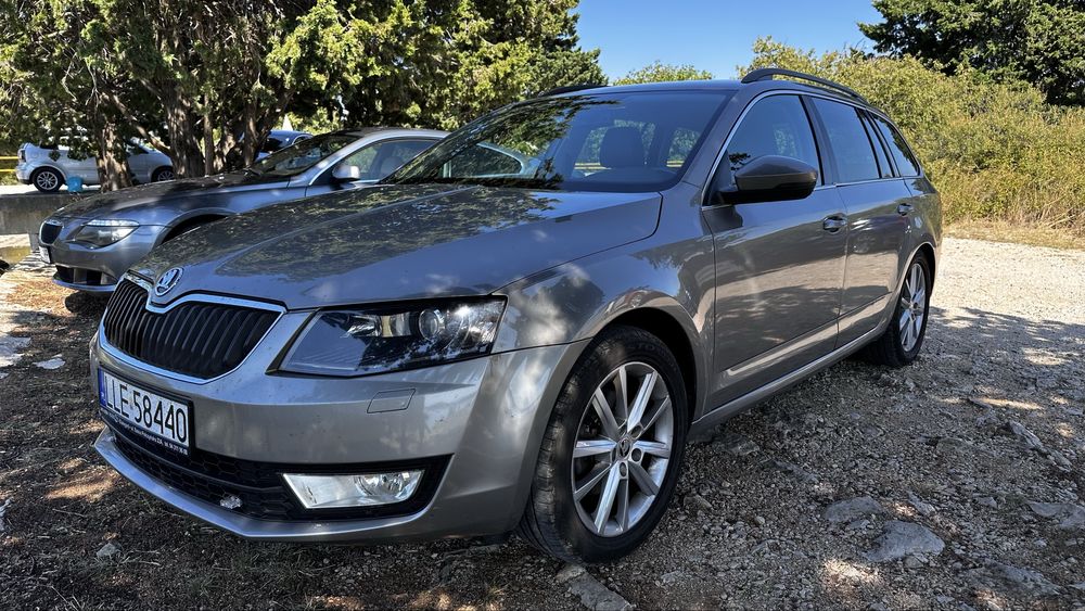 Octavia 2.0 TDI Xenon Canton Pół skora duża Navi El klapa