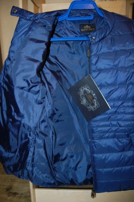 Демисезонная куртка тонкая Wittchen темно-синяя на молнии