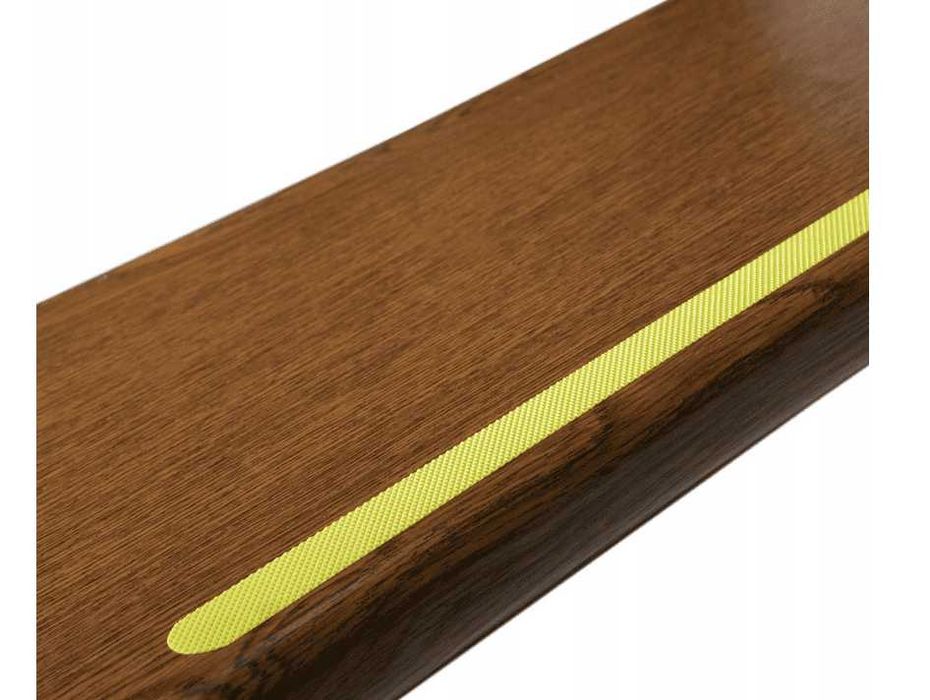 Naklejka antypoślizgowa schody 38cm x 2 cm - 21 x szt. FLUORESCENCYJNE