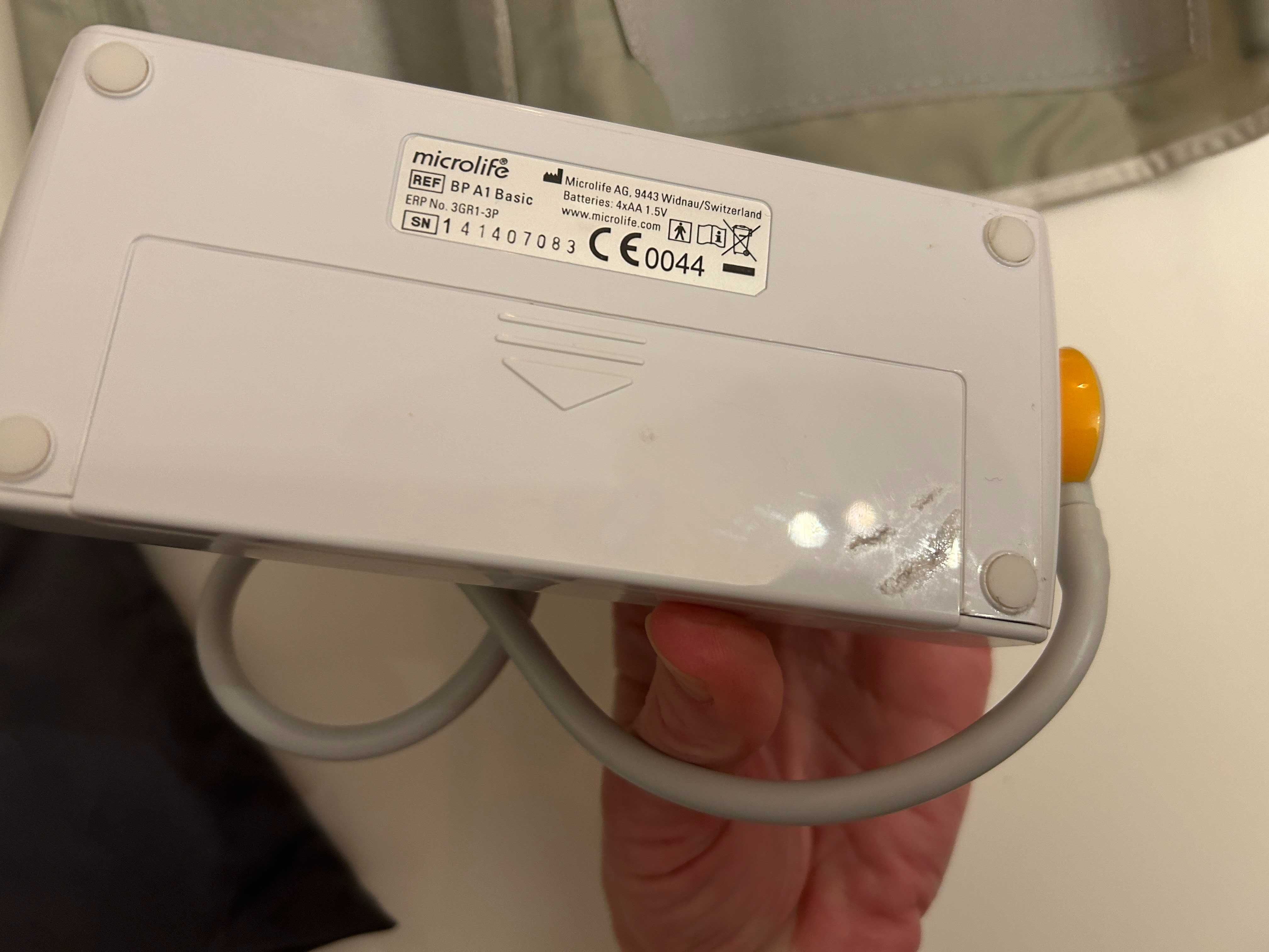 Ciśnieniomierz Microlife BP A1 Basic - uszkodzony, do naprawy, części