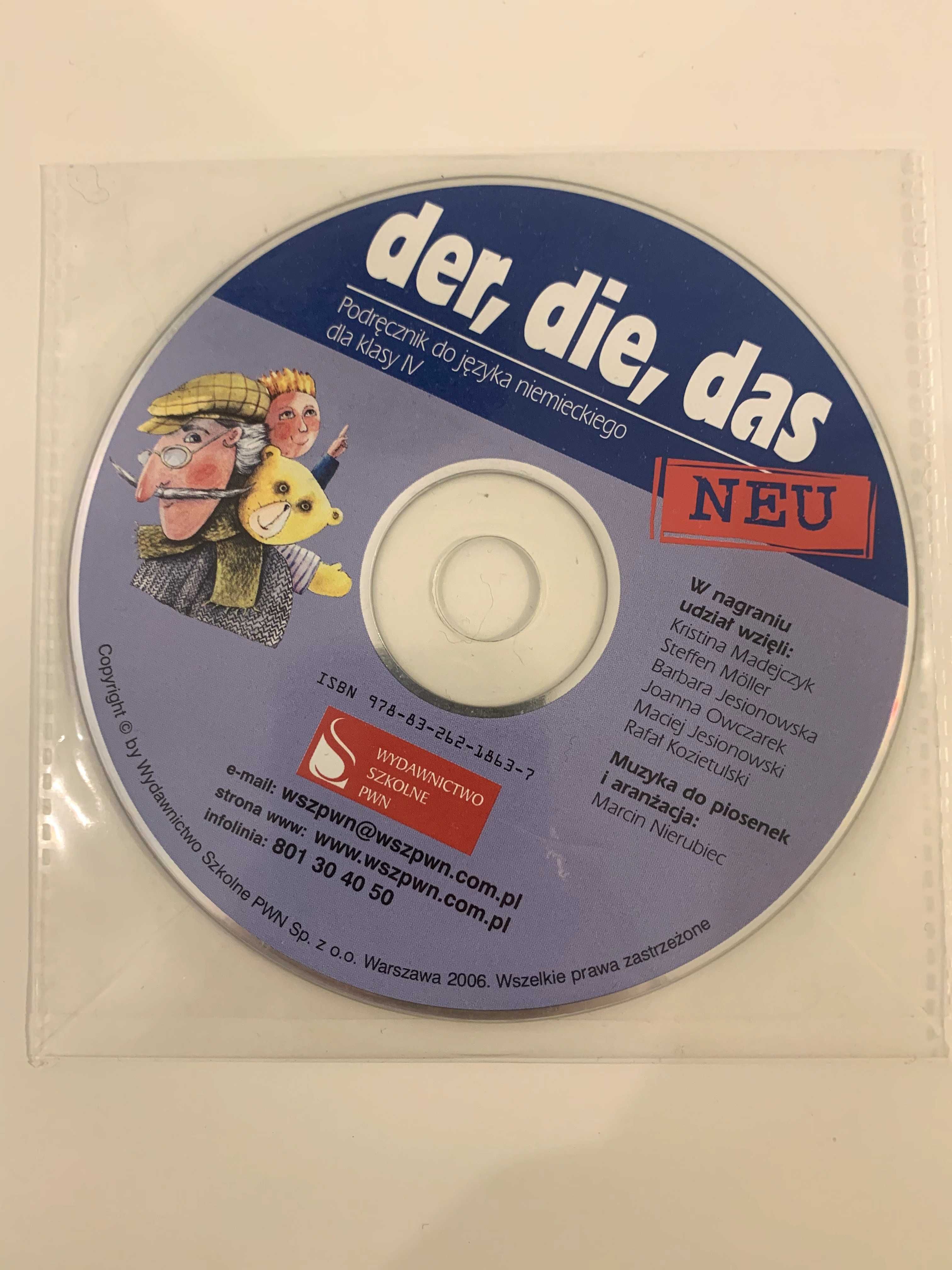 der, die, das (NEU) - podręcznik i DVD do języka niemieckiego, klasa 4