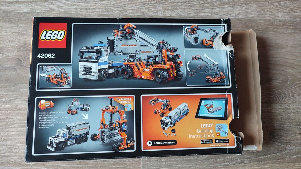 Klocki LEGO technic 42062 container yard