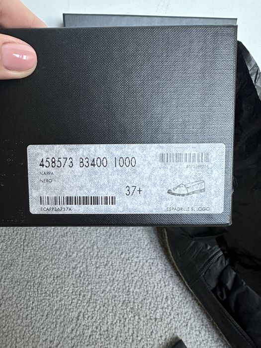 Espadryle skorzane ysl