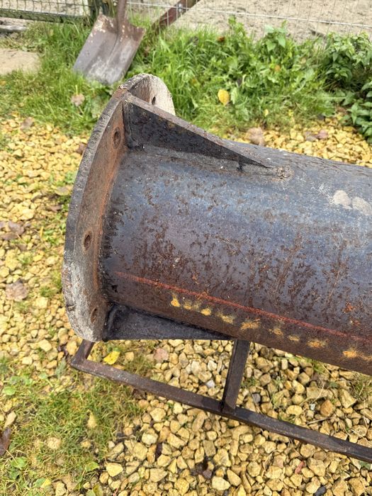 Rura stalowa kominowa 12 m - mocna stal, z drabiną, gotowa do montażu