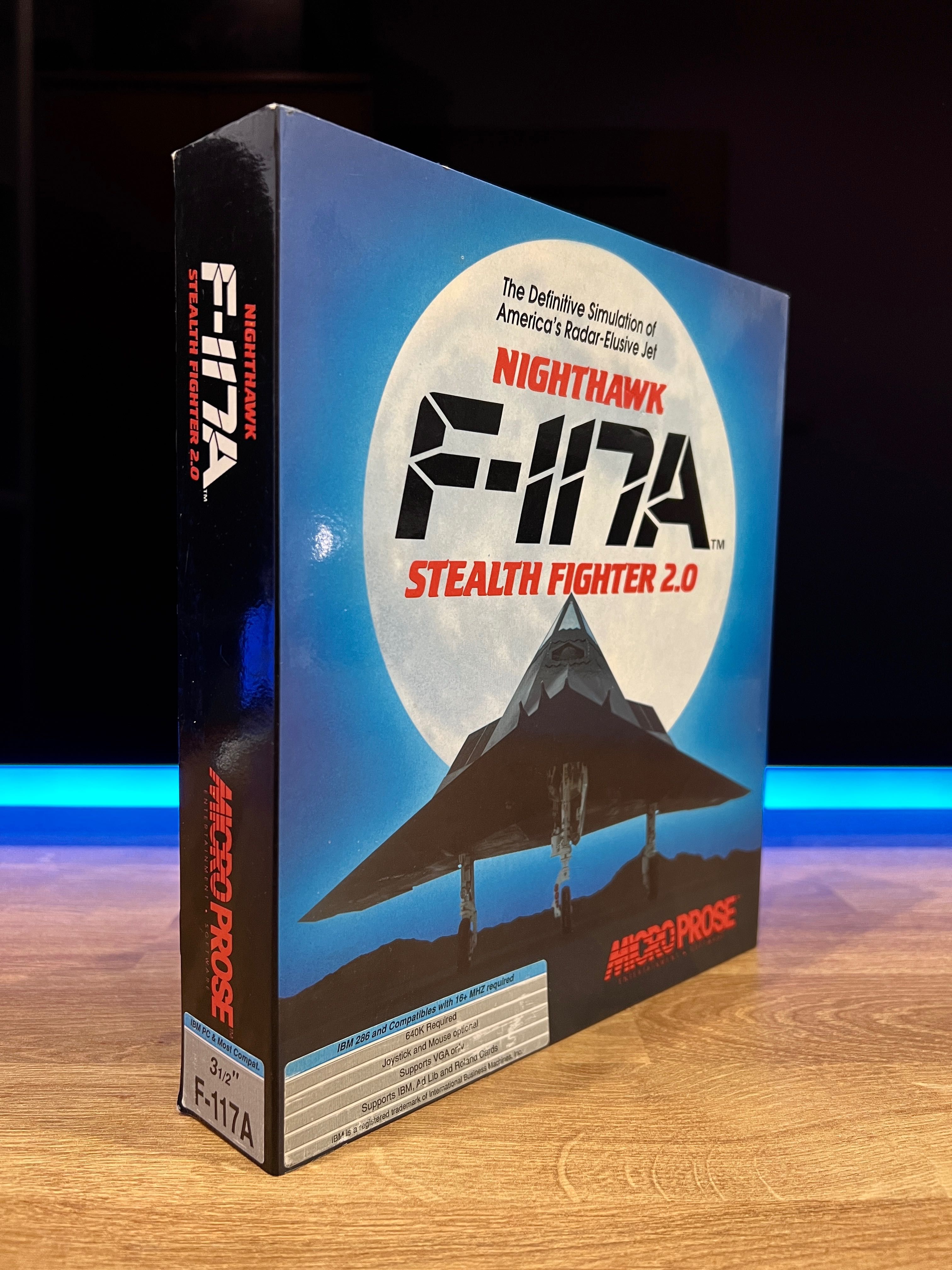 F-117A Nighthawk Stealth Fighter 2.0 (PC PL 1990) BIG BOX polskie wyd
