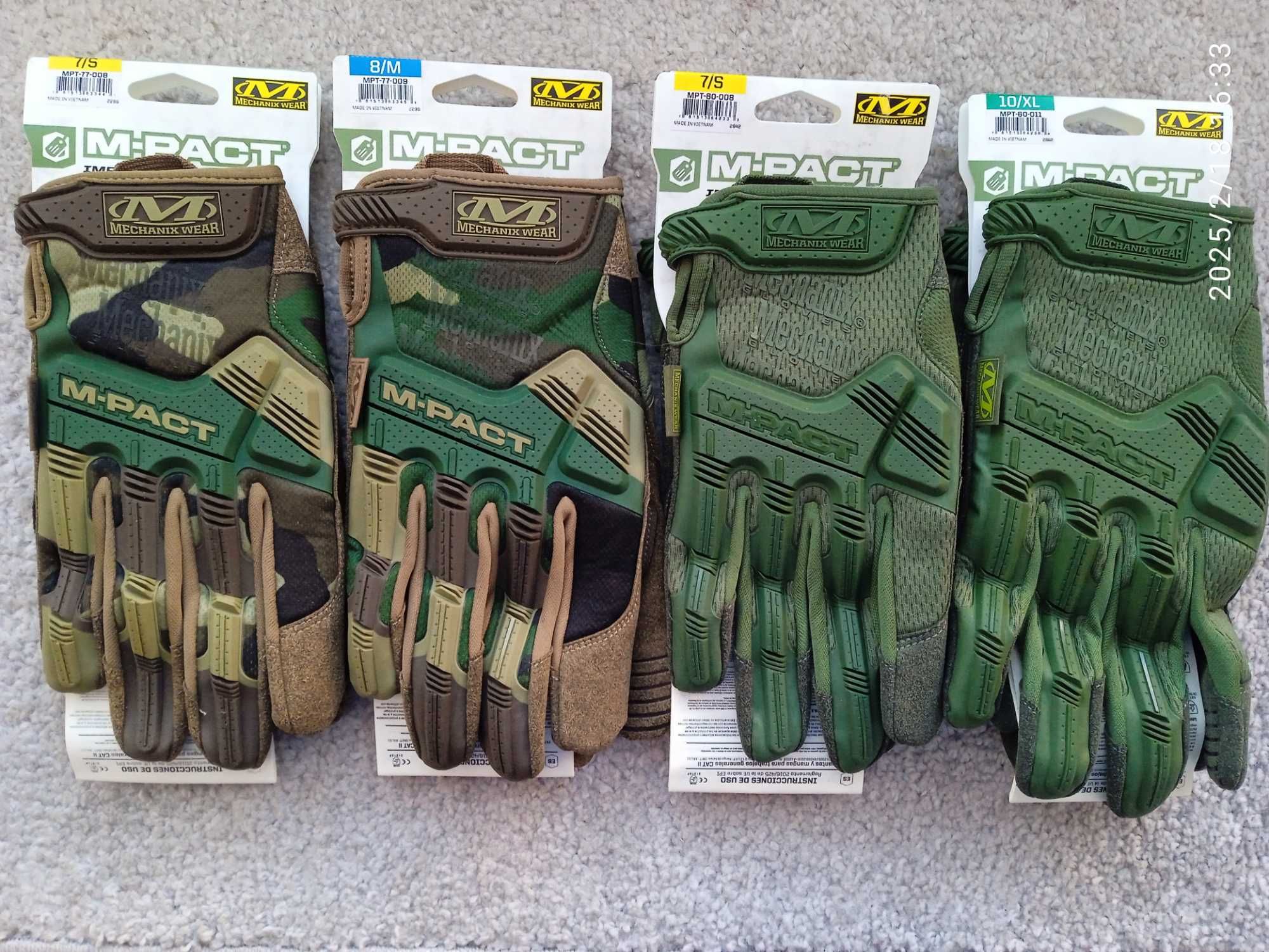 Перчатки тактические Mechanix M-PACT\Рукавиці тактичні Mechanix