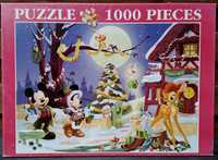 Puzzle 1000 Clementoni Disney Disneyland z Bambi (-1)