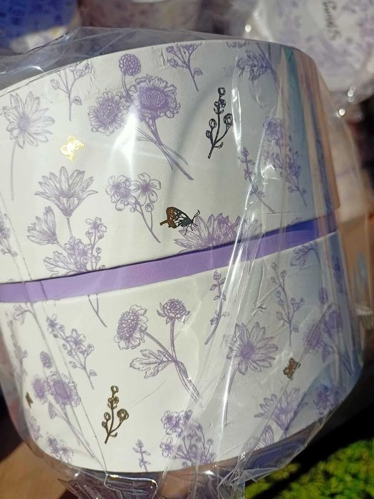 4 Pudełka na prezenty pudełko prezentowe w kwiaty prezent flowerbox