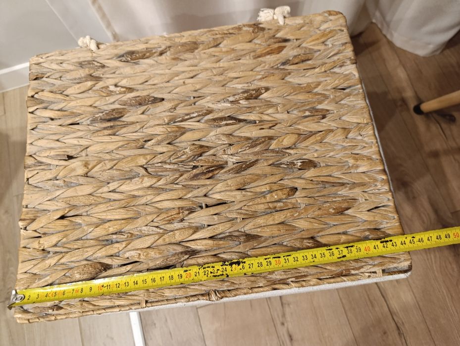 Kosz na pranie wiklinowy