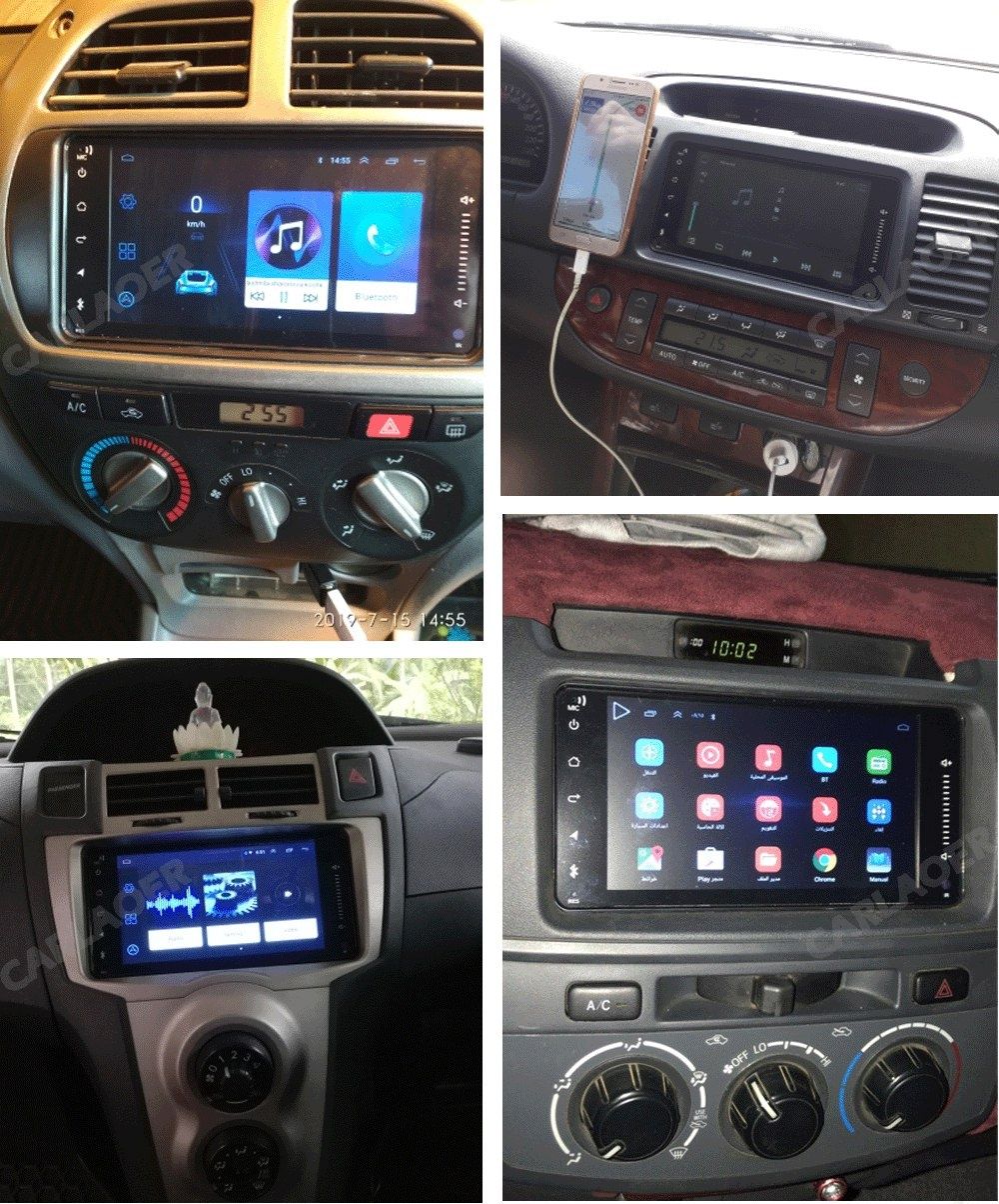 Radio GPS Navi Android  Toyota Rav 4 CAMRY HIACE PREVIA Celica Corolla