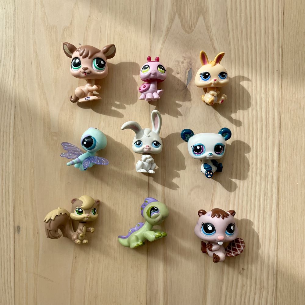 Zestaw 9 figurek Littlest Pet Shop LPS