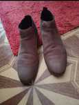 Sztyblety, botki, buty męskie wsuwane Lasocki , skóra naturalna