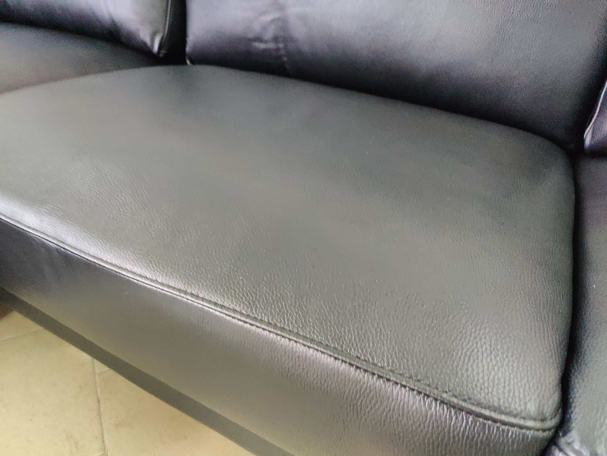 Новий шкіряний кутовий диван. М'які меблі. Шкіряні меблі. Німеччина
