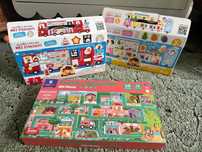 MAXI Puzzle z labiryntem ABC Miasta MierEdu