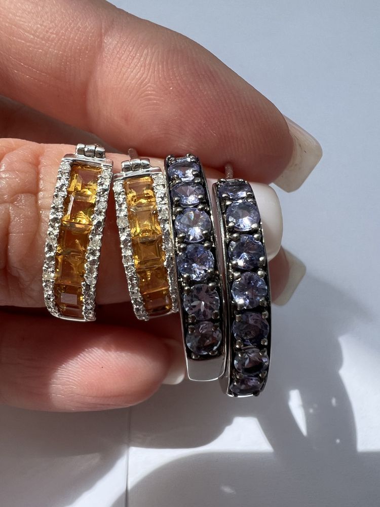 Серебряные серьги 925 проба серьги из серебра конго
