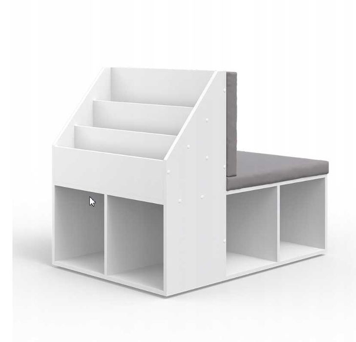 Regał Szafka siedzisko dla dzieci 97x78x66cm nowoczesny regał