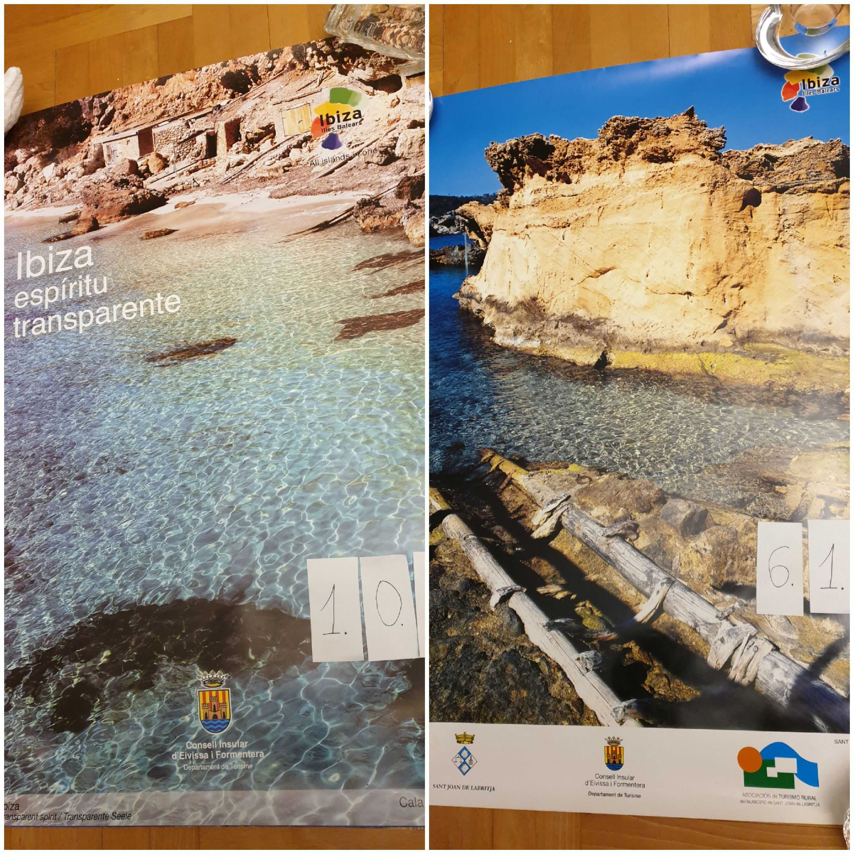 22x plakat Hiszpania, Teneryfa, Andaluzja, Gran Canaria, Ibiza Almeria