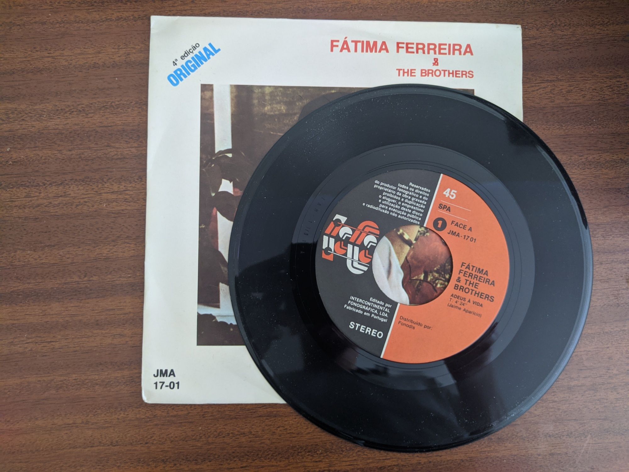 Fátima Ferreira & The Brothers* – Adeus À Vida