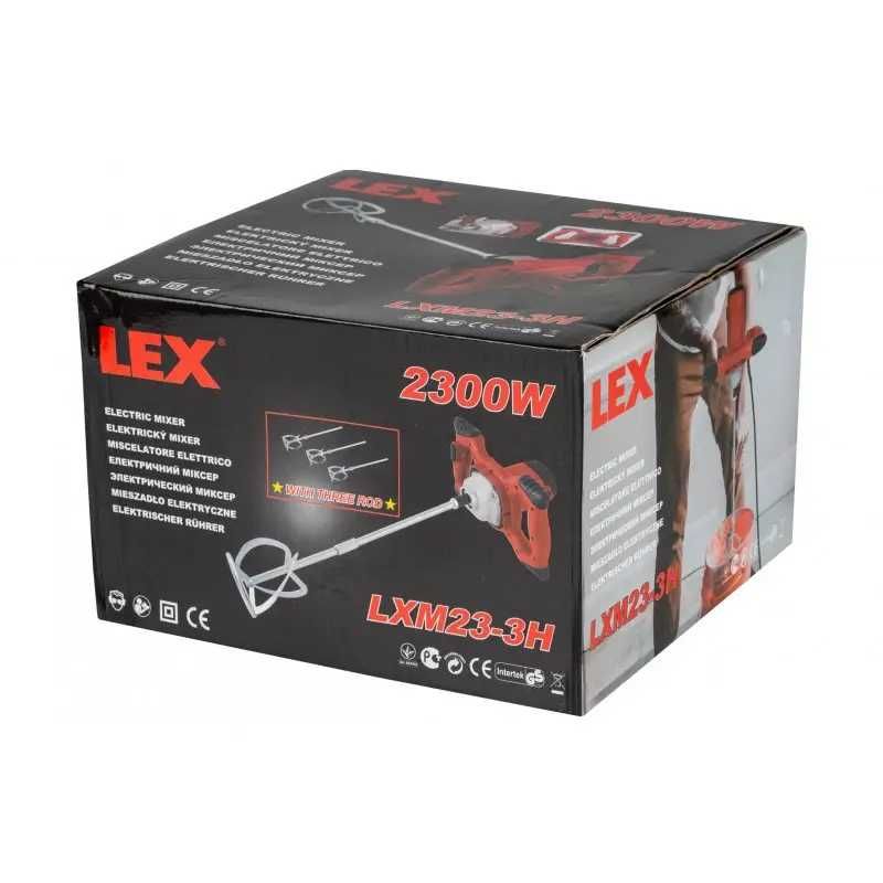 Міксер будівельний LEX LXM23-3H / 3 вінчики в комплекті + ПОДАРУНОК