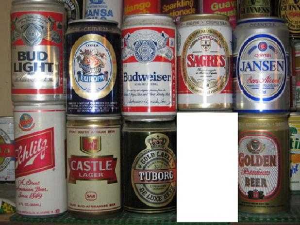 Colecção Latas Cerveja 3 (Budweiser/San Miguel/Lowenbrau)