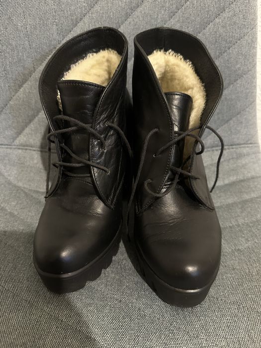 Продам шкіряні сапожки