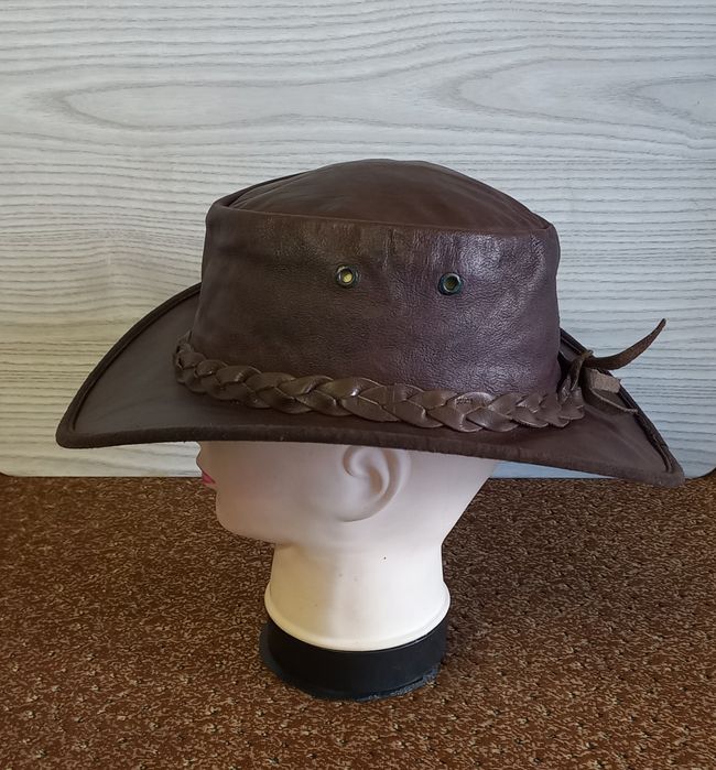 Шляпа ковбоя Barmah кожа