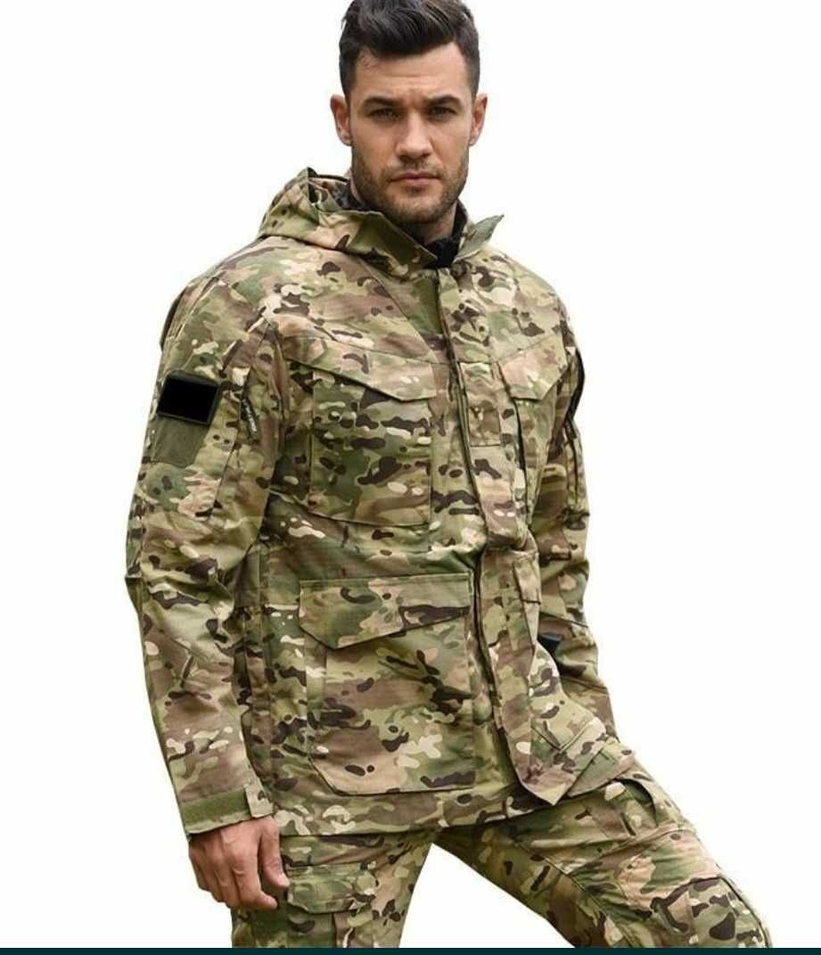 Тактична (військова) куртка Han-Wild M65 (парка) колір мультикам