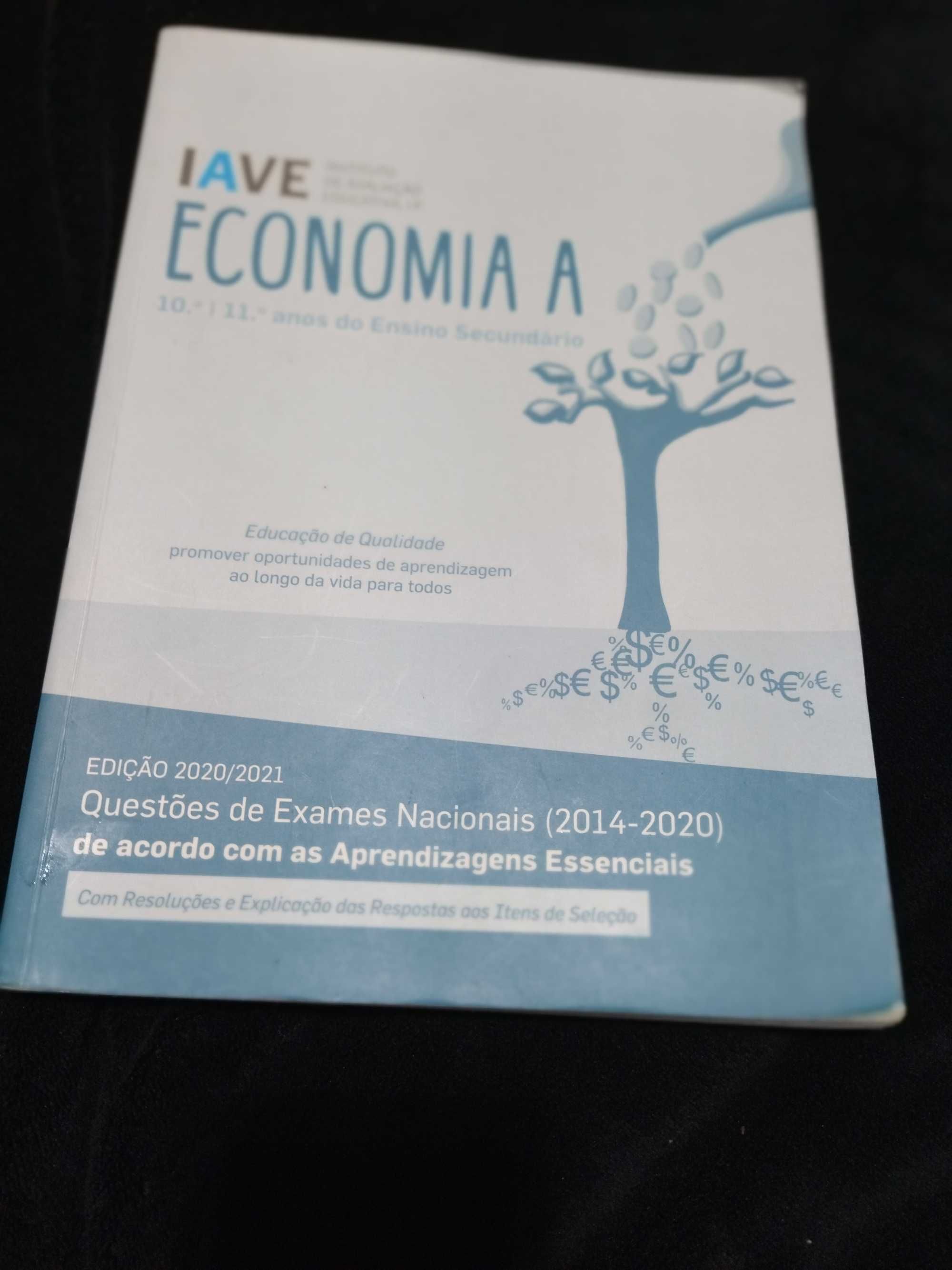 Livro de preparação para exame de economia