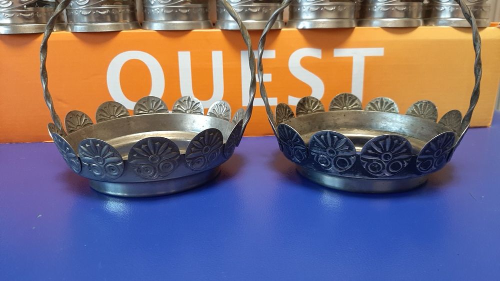 Подстаканники новые. Мельхиор.