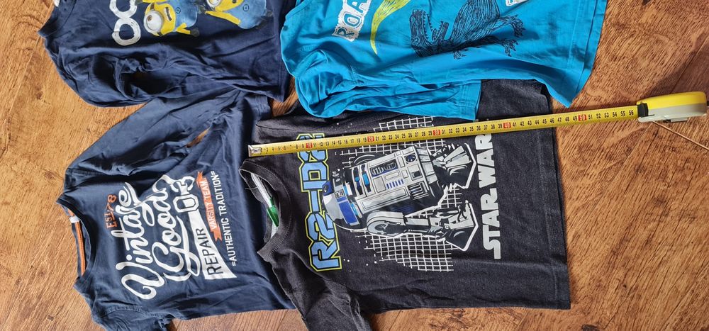 Zestaw bluzek dla chlopca 116/122 cm