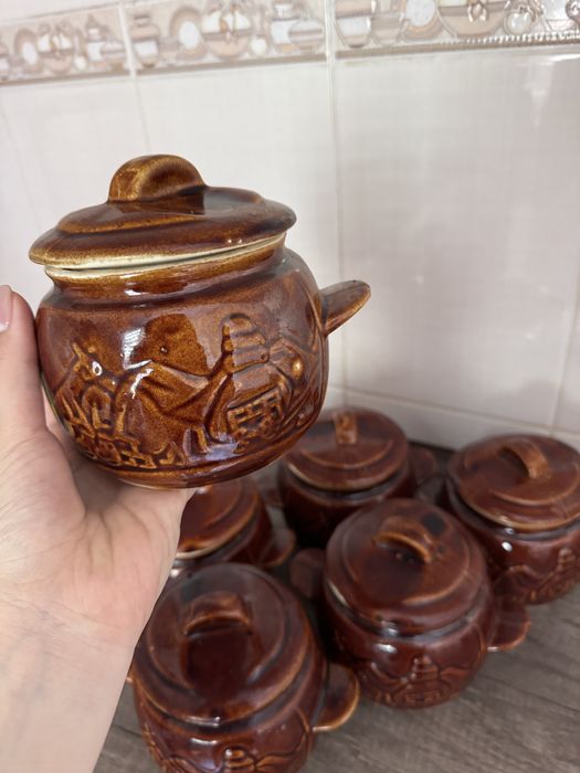 Горщики для запікання 6 штук