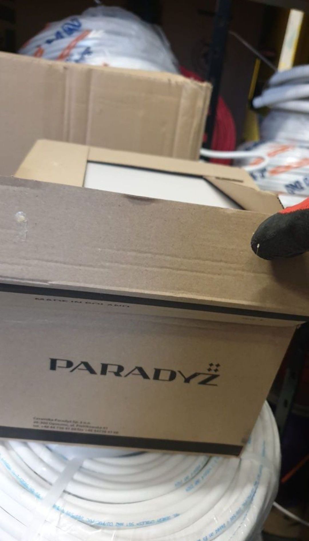 Płytki Paradyż Gamma Popielata ściana mat
