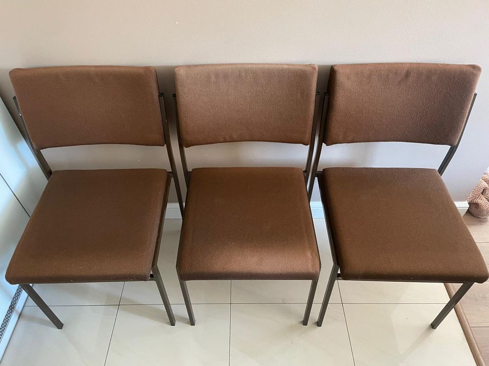 krzesła stołowe brązowe