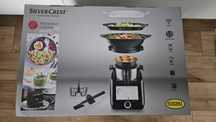 Nowy czarny Lidlomix MONSIEUR CUISINE SMART 8 robot kuchenny