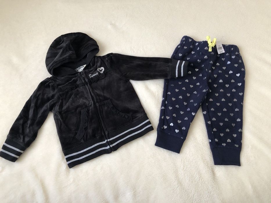 Спортивный костюм Gap штаны и толстовка Children Place 12-18 мес 74-79