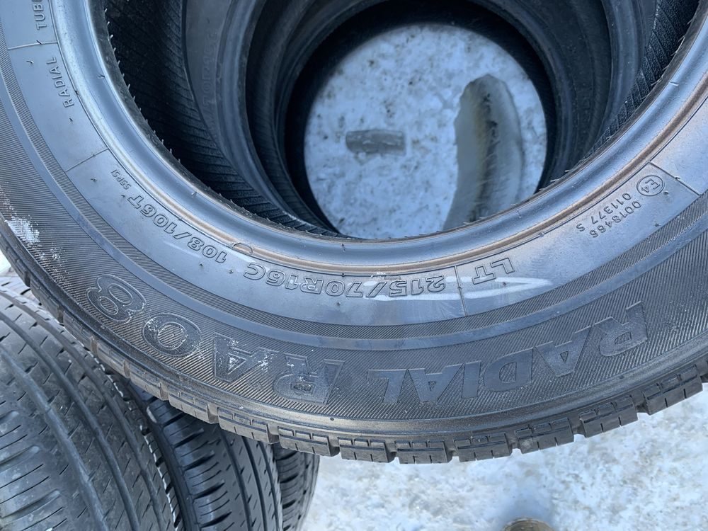 Шини 215/70 R15C Hankook 7-6,5мм 215 70 15С