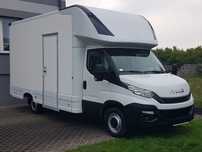 Iveco DAILY KONTENER NISKOPODŁOGOWY 4,31x2,24x2,43 FOODTRUCK SKLEP KAMPER KLIMA BAR KONIOWÓZ  Kontener Niskopodłogowy 4,31x2,24x2,43 Sklep Kamper Koniowóz Klima