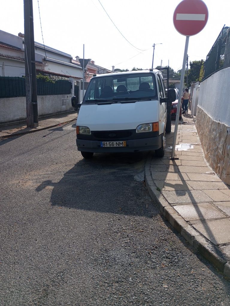 Ford transit caixa aberta 7  lugares