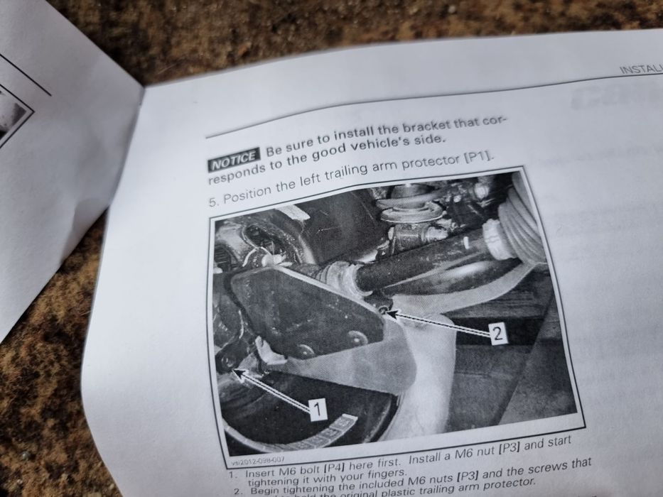 Захист ходової частини на брп аутлендер