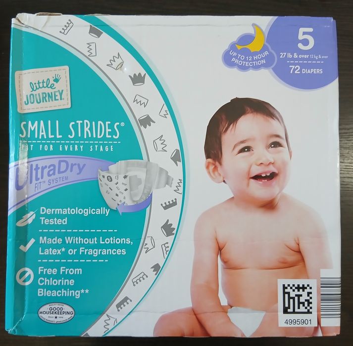 Підгузки Little Journey Small Strides Ultra Dry 5, 6