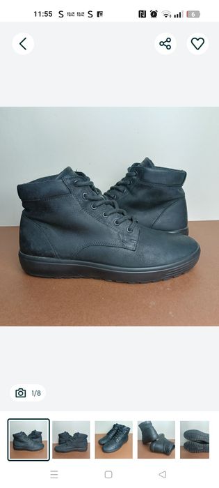 Ecco Soft buty męskie r. 43 skóra naturalna!