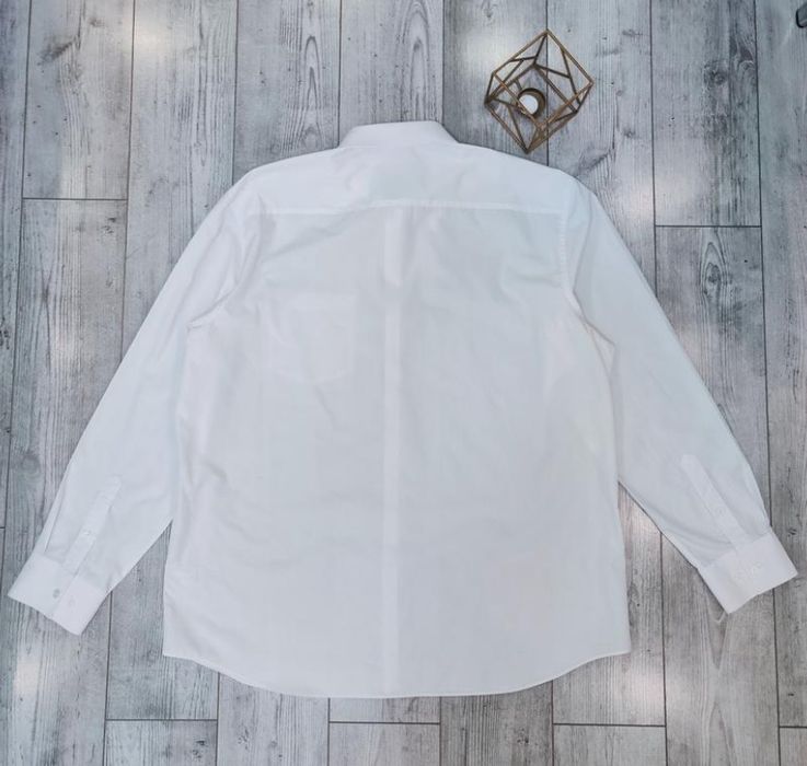Сорочка чоловіча біла розмір XXL-3XL, рубашка мужская белая брендовая