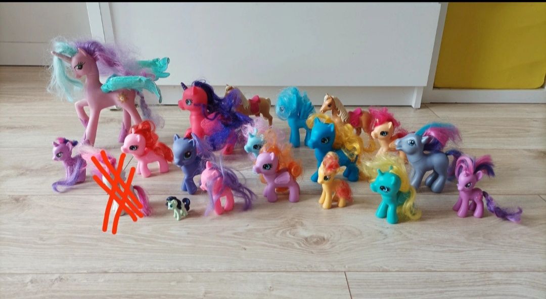 Kucyki Pony zestaw 18 sztuk